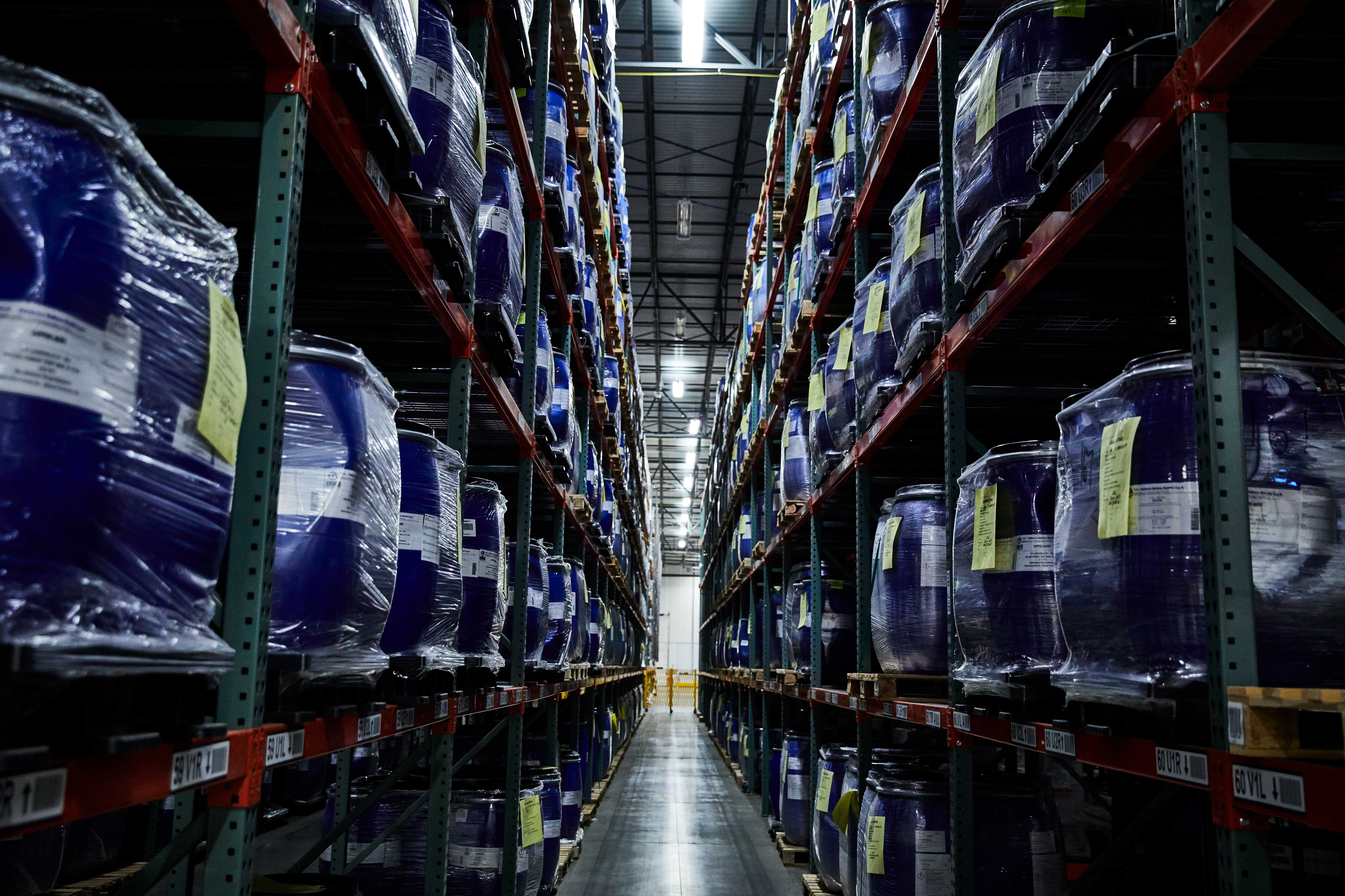 3PL Brooks Distribution Racking Infrastructure